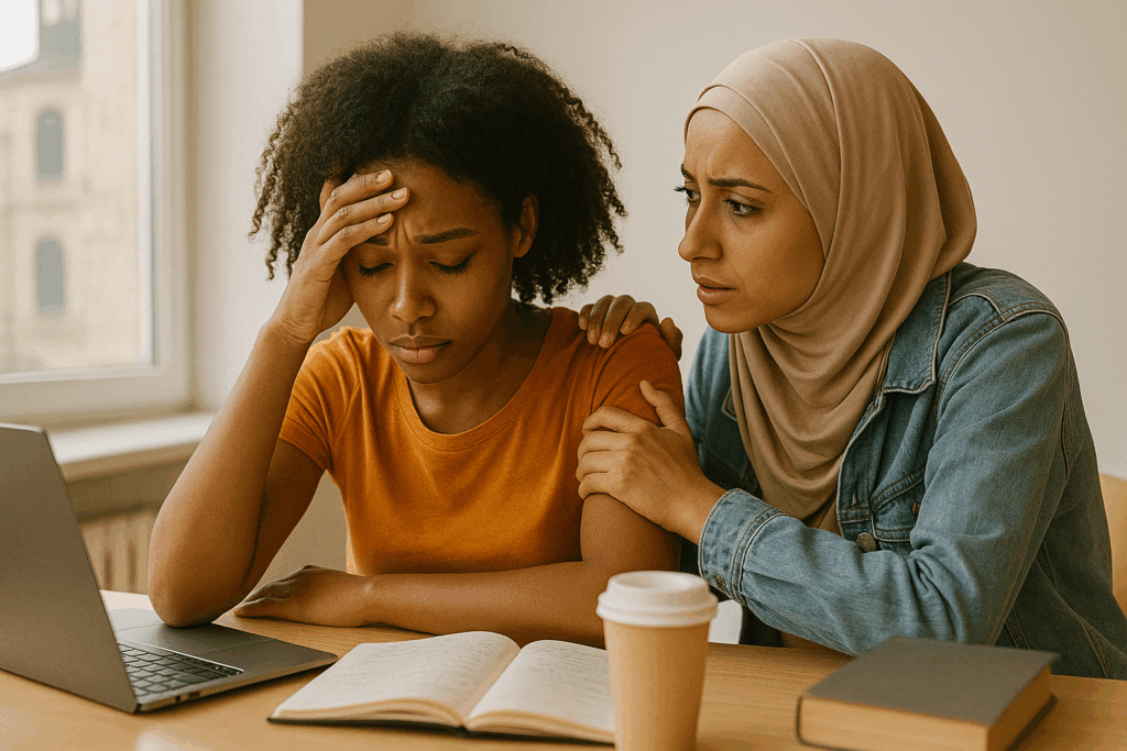 Étudiant étranger découvrant le système scolaire français