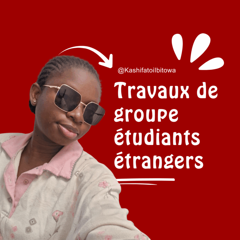 Travaux de groupe étudiants étrangers