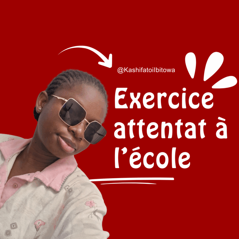Exercice attentat à l’école