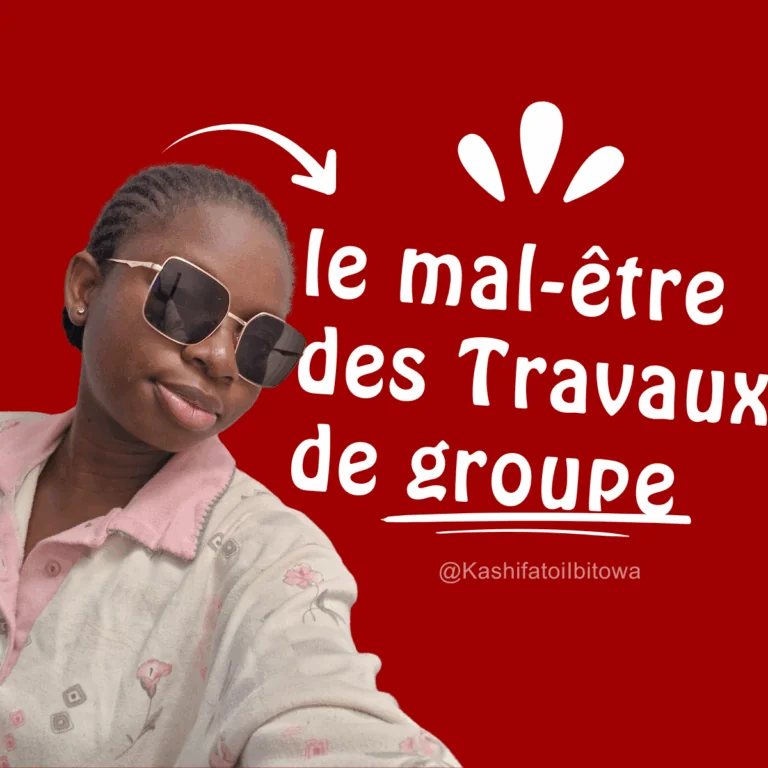 le mal-être des Travaux de groupe